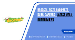 Broccoli Pizza and Pasta Dubai Careers