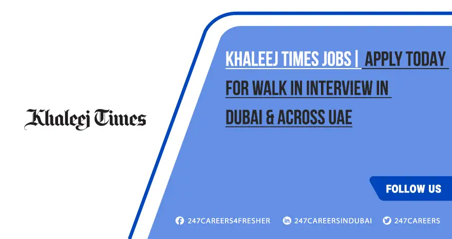 Khaleej Times Jobs